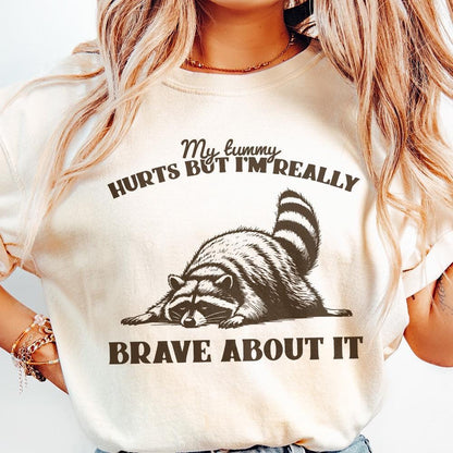 My Tummy Hurts Png, Chronic Illness Digital Download - 300 DPI Design for