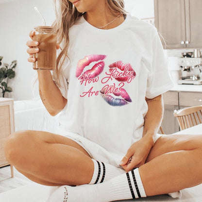 How Lucky Are We PNG, Coastal Cowgirl - 300 DPI Design for T-Shirt