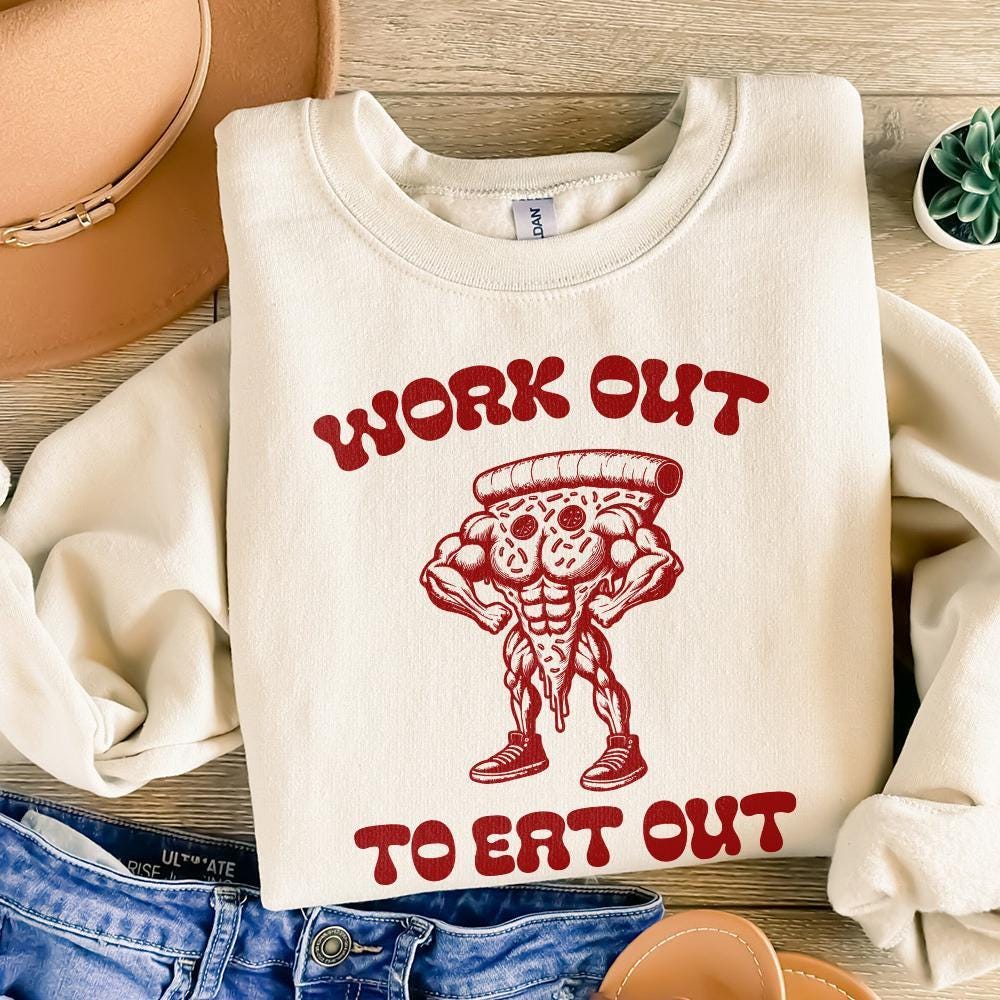 I Work Out So I Can Eat Trash png, Gym Workout - 300 DPI Design for T-Shirt