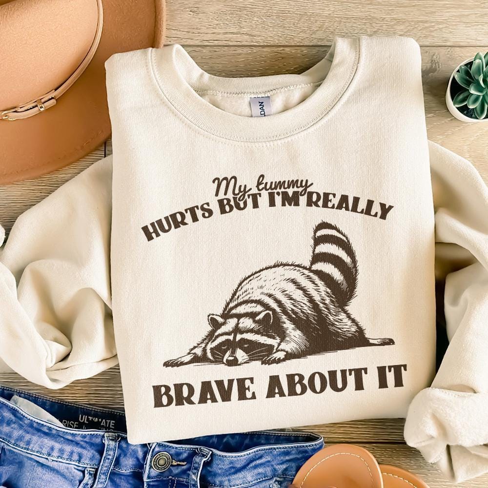 My Tummy Hurts Png, Chronic Illness Digital Download - 300 DPI Design for