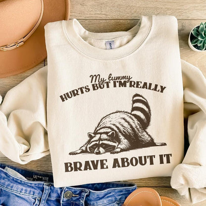 My Tummy Hurts Png, Chronic Illness Digital Download - 300 DPI Design for