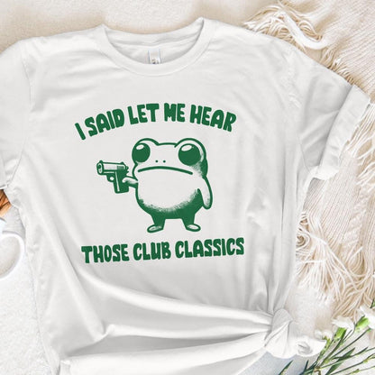 Funny Frog with Gun PNG, Retro Meme Style Art - 300 DPI Design for T-Shirt
