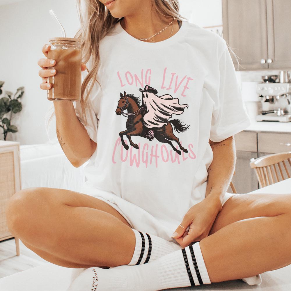 Long Live Cowghouls Halloween PNG Digital Download, Western Halloween -