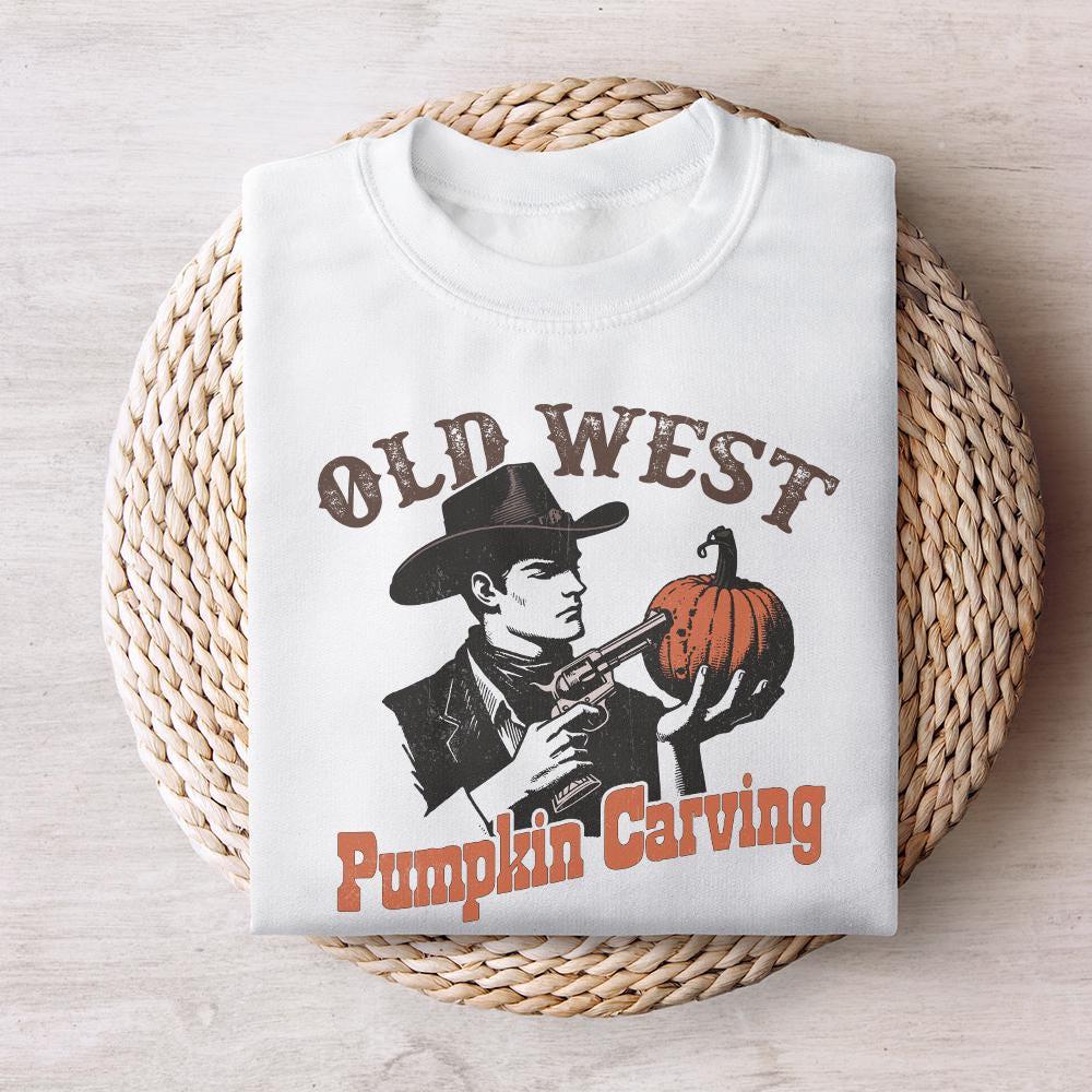 Old West Pumpkin Carving Digital Download, Western PNG Designs - 300 DPI