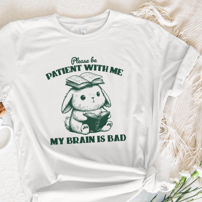 Bad Brain PNG, Retro Mental Health Design - 300 DPI Design for T-Shirt
