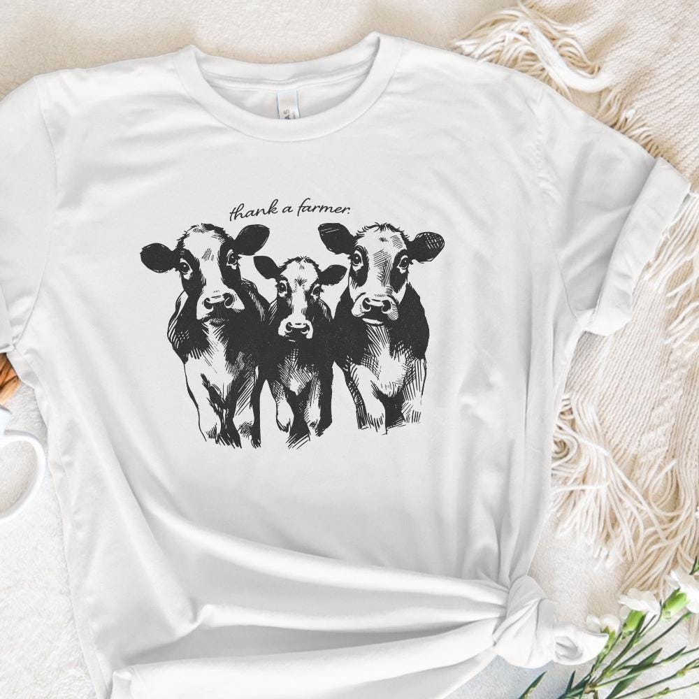 Thank a Farmer PNG, Digital Download - 300 DPI Design for T-Shirt