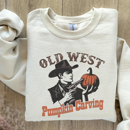 Old West Pumpkin Carving Digital Download, Western PNG Designs - 300 DPI