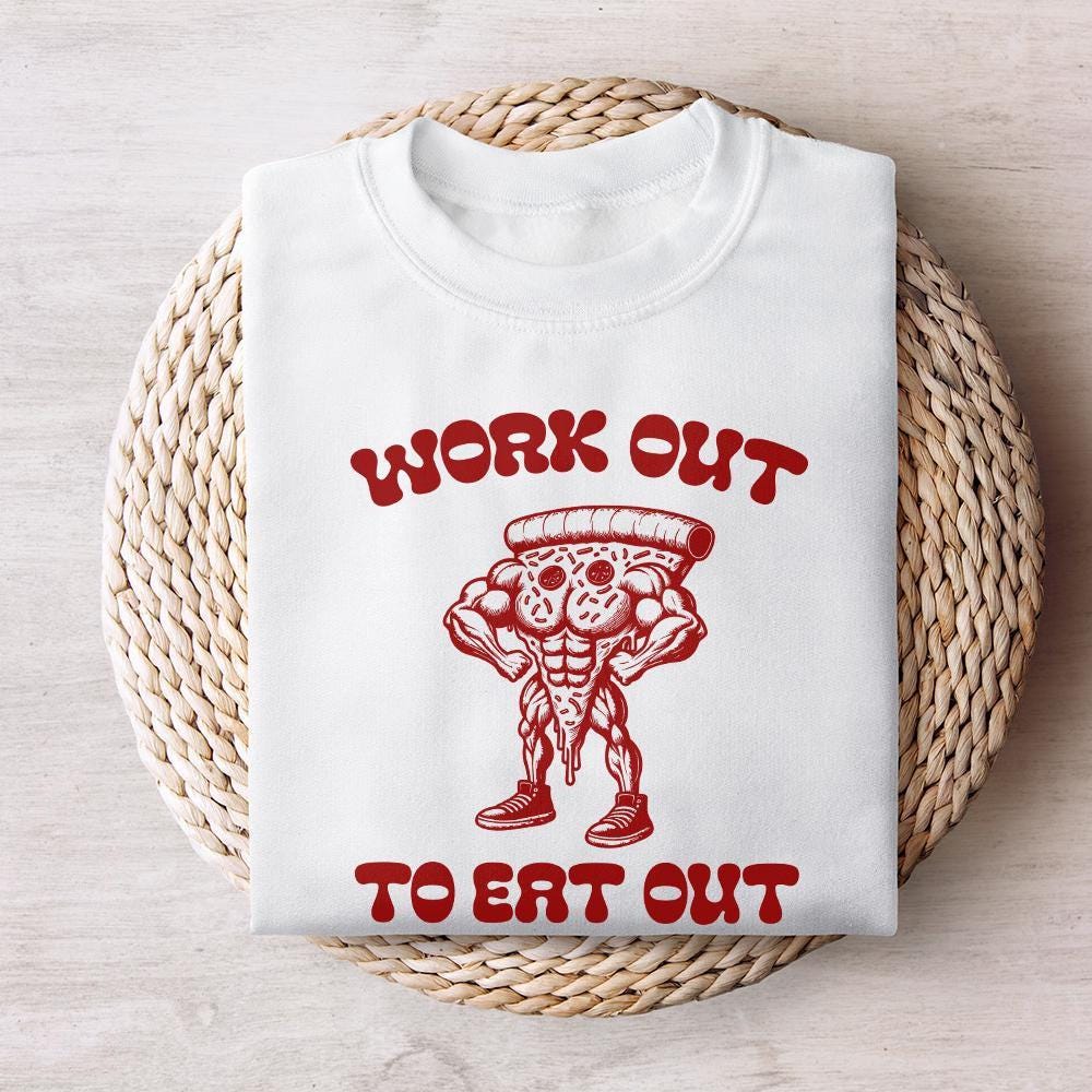 I Work Out So I Can Eat Trash png, Gym Workout - 300 DPI Design for T-Shirt
