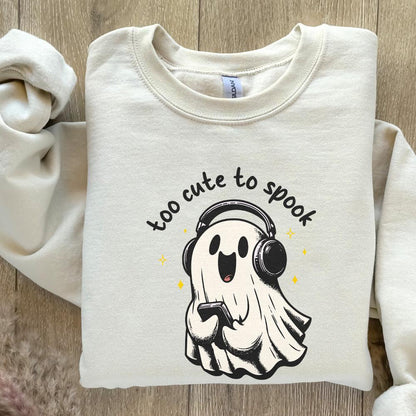 Too Cute to Spook PNG, Cute Ghosts png - 300 DPI Design for T-Shirt