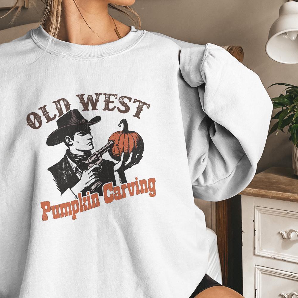 Old West Pumpkin Carving Digital Download, Western PNG Designs - 300 DPI