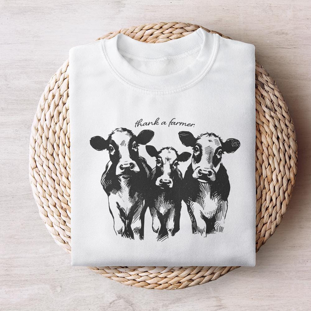 Thank a Farmer PNG, Digital Download - 300 DPI Design for T-Shirt