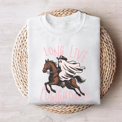 Long Live Cowghouls Halloween PNG Digital Download, Western Halloween -