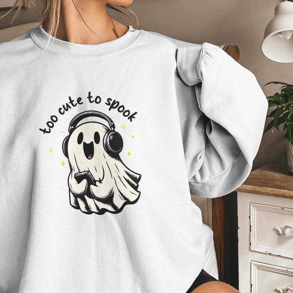 Too Cute to Spook PNG, Cute Ghosts png - 300 DPI Design for T-Shirt