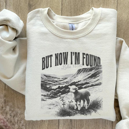 But Now I'm Found PNG, Christian Tee - 300 DPI Design for T-Shirt