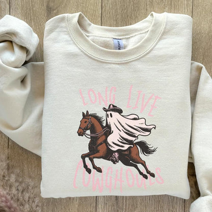 Long Live Cowghouls Halloween PNG Digital Download, Western Halloween -