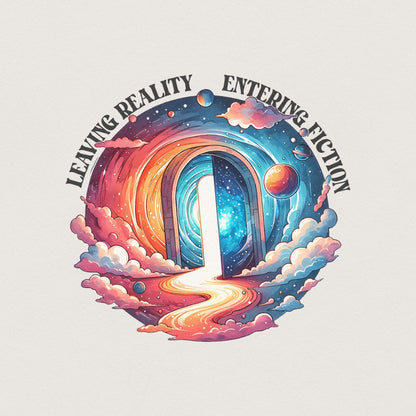 Leaving Reality Entering Fiction Digital PNG, Fantasy Surreal Art - 300