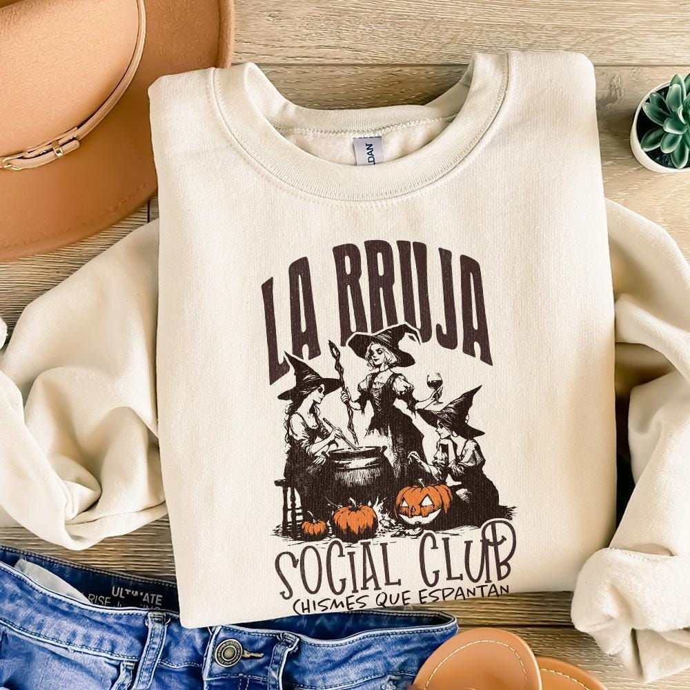 La Bruja png, Spooky Season png - 300 DPI Design for T-Shirt