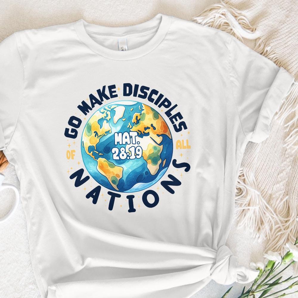 Go Make Disciples PNG, Sublimation Design - 300 DPI Design for T-Shirt