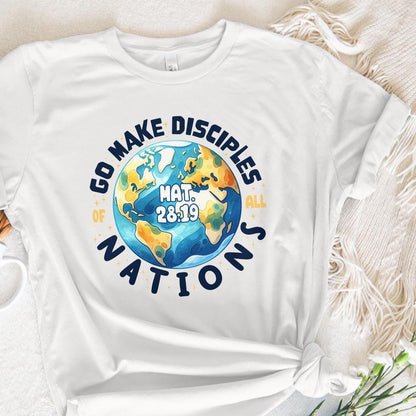 Go Make Disciples PNG, Sublimation Design - 300 DPI Design for T-Shirt