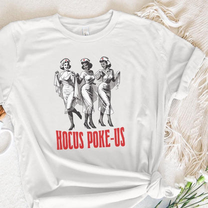 Hocus Poke-us Png, Spooky Nurse Png - 300 DPI Design for T-Shirt