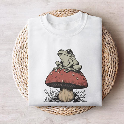 Frog Mushroom PNG, Sublimation - 300 DPI Design for T-Shirt