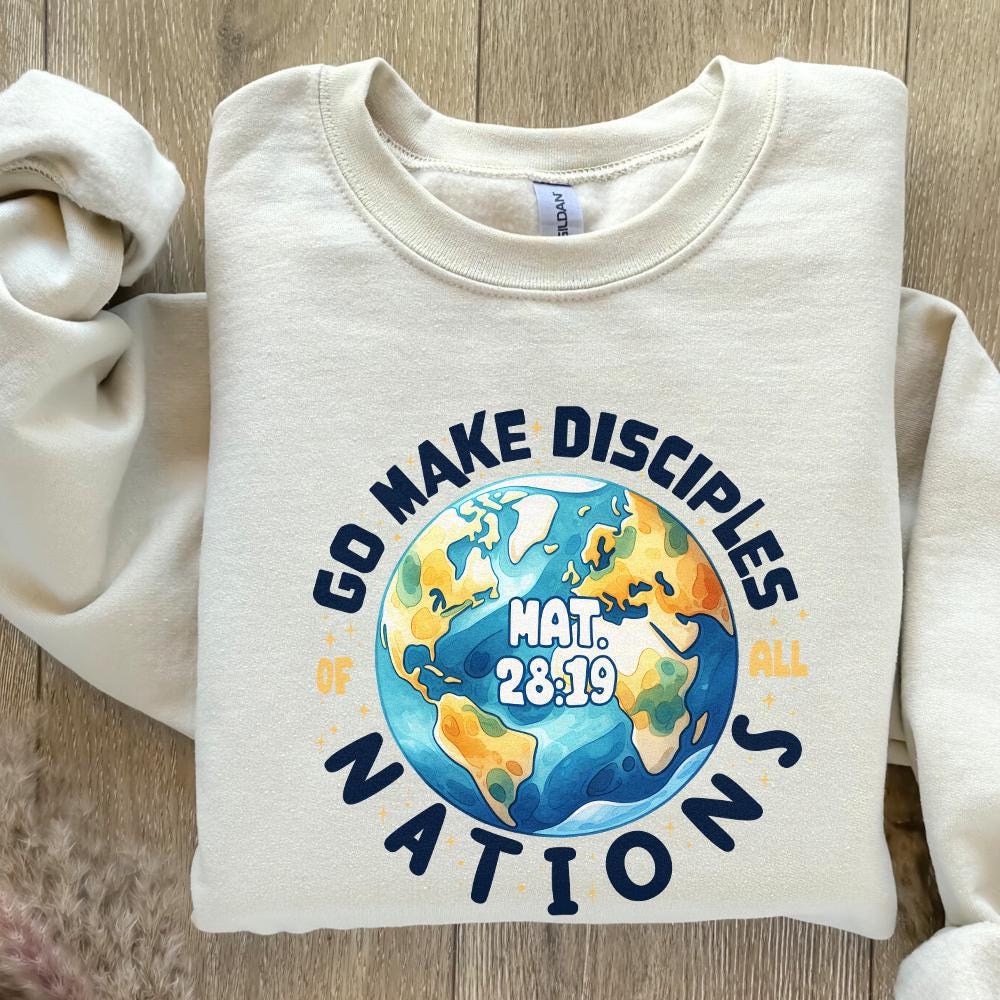 Go Make Disciples PNG, Sublimation Design - 300 DPI Design for T-Shirt