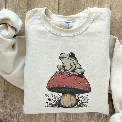 Frog Mushroom PNG, Sublimation - 300 DPI Design for T-Shirt