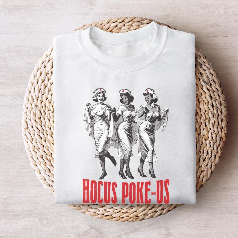 Hocus Poke-us Png, Spooky Nurse Png - 300 DPI Design for T-Shirt