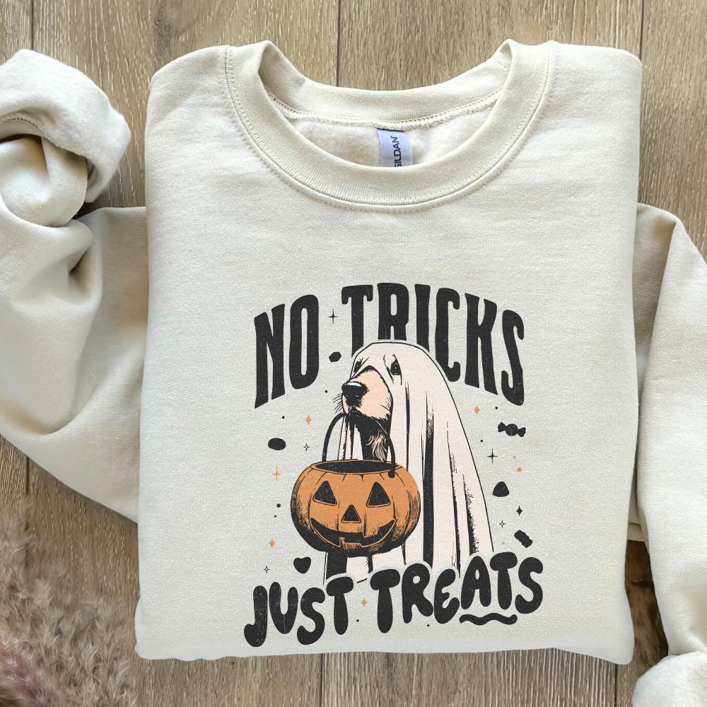 No Tricks Just Treats PNG, Trick Or Treat - 300 DPI Design for T-Shirt