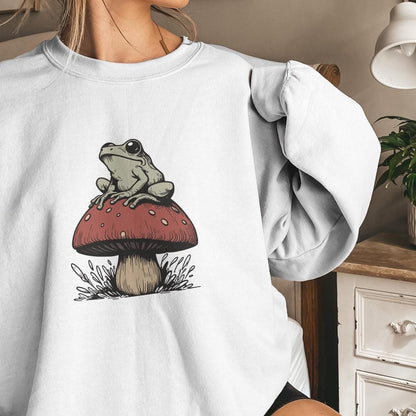 Frog Mushroom PNG, Sublimation - 300 DPI Design for T-Shirt