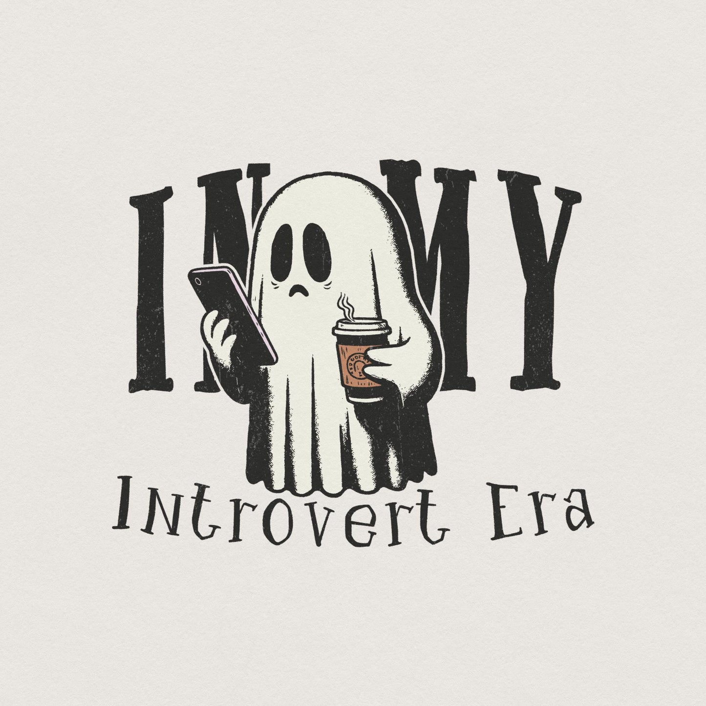 In My Introvert Era Png, Spooky Season Png - 300 DPI Design for T-Shirt