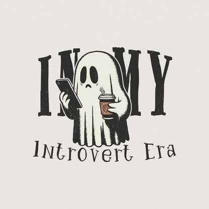 In My Introvert Era Png, Spooky Season Png - 300 DPI Design for T-Shirt