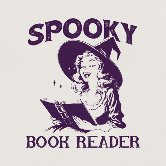 Spooky Book Girl PNG, Halloween Book Digital Download - 300 DPI Design