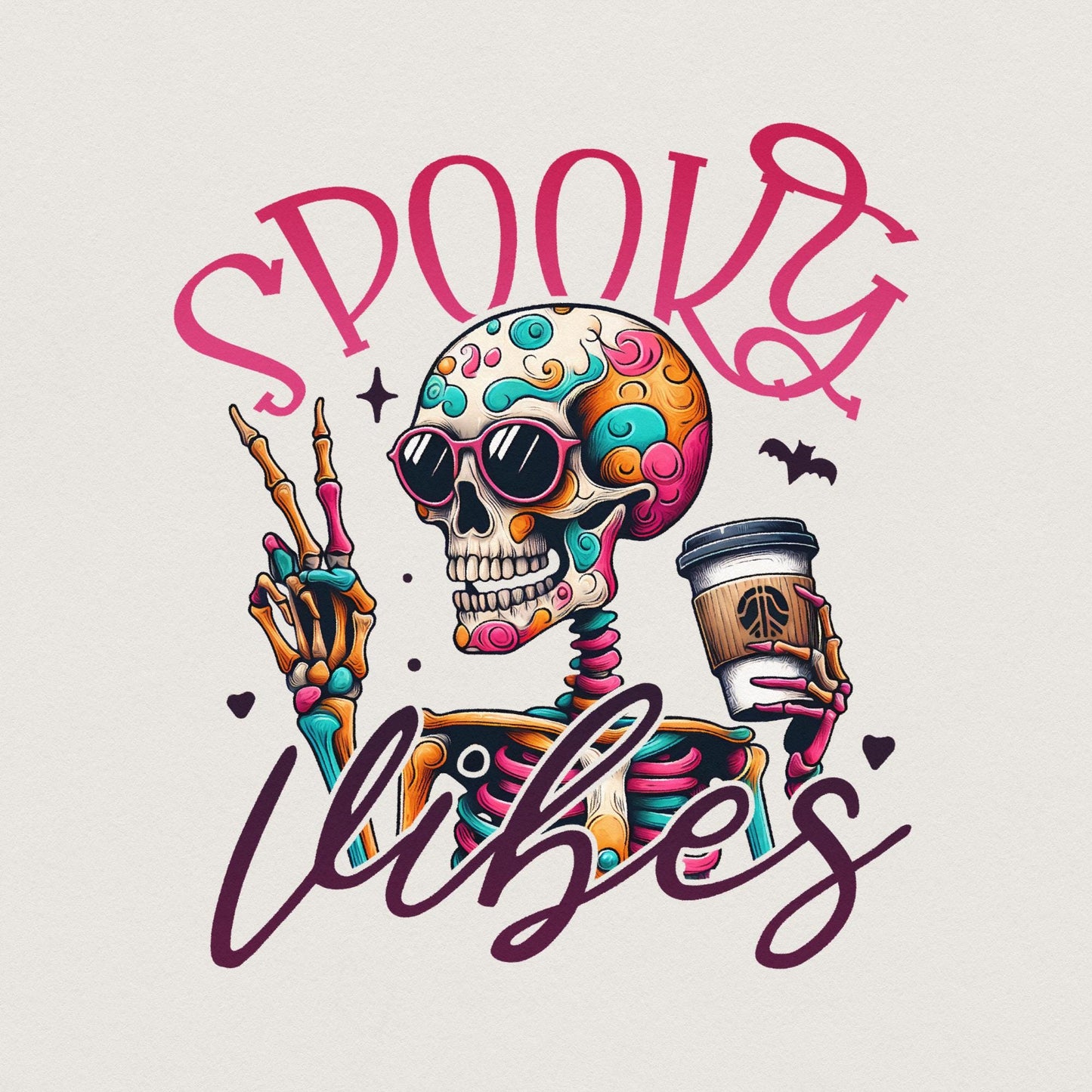 Spooky Vibes Png, Spooky Season Png - 300 DPI Design for T-Shirt