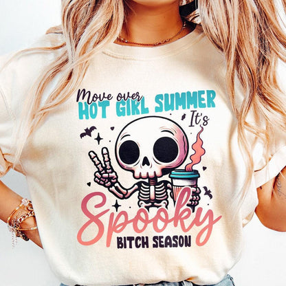 Spooky Bitch Season png, Halloween png - 300 DPI Design for T-Shirt