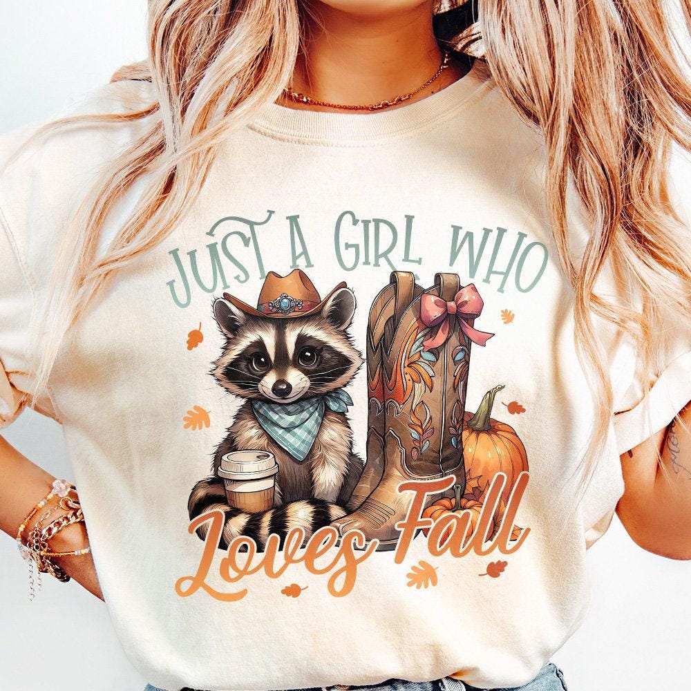 Just a Girl who Loves Fall, Pumpkin Spice Png - 300 DPI Design for T-Shirt