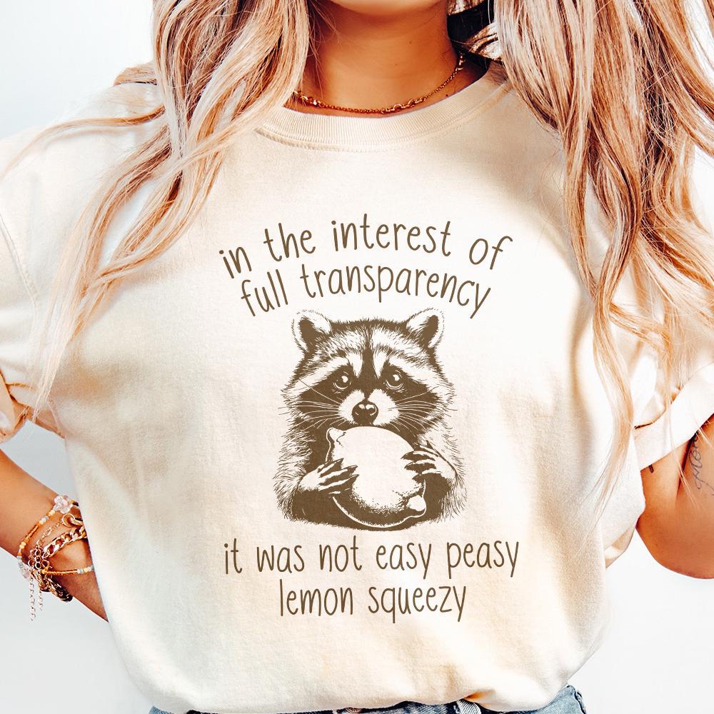 In The Interest of Full Transparency Racoon PNG, Trash Panda png - 300
