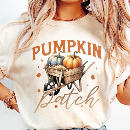 Fall Sublimation PNG, Pumpkin Patch PNG - 300 DPI Design for T-Shirt