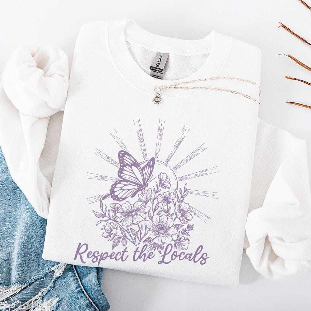 Respect The Locals PNG Design, Nature PNG - 300 DPI Design for T-Shirt