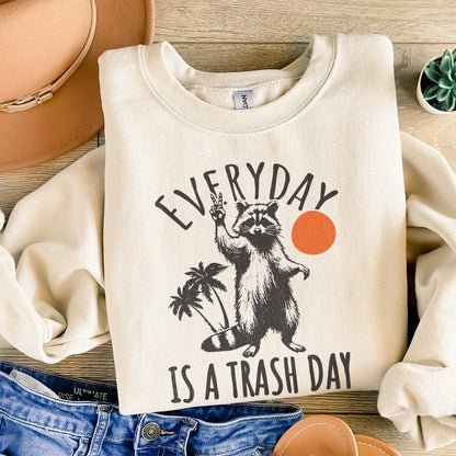 Everyday is Trash Day PNG, Funny Raccoon Png - 300 DPI Design for T-Shirt