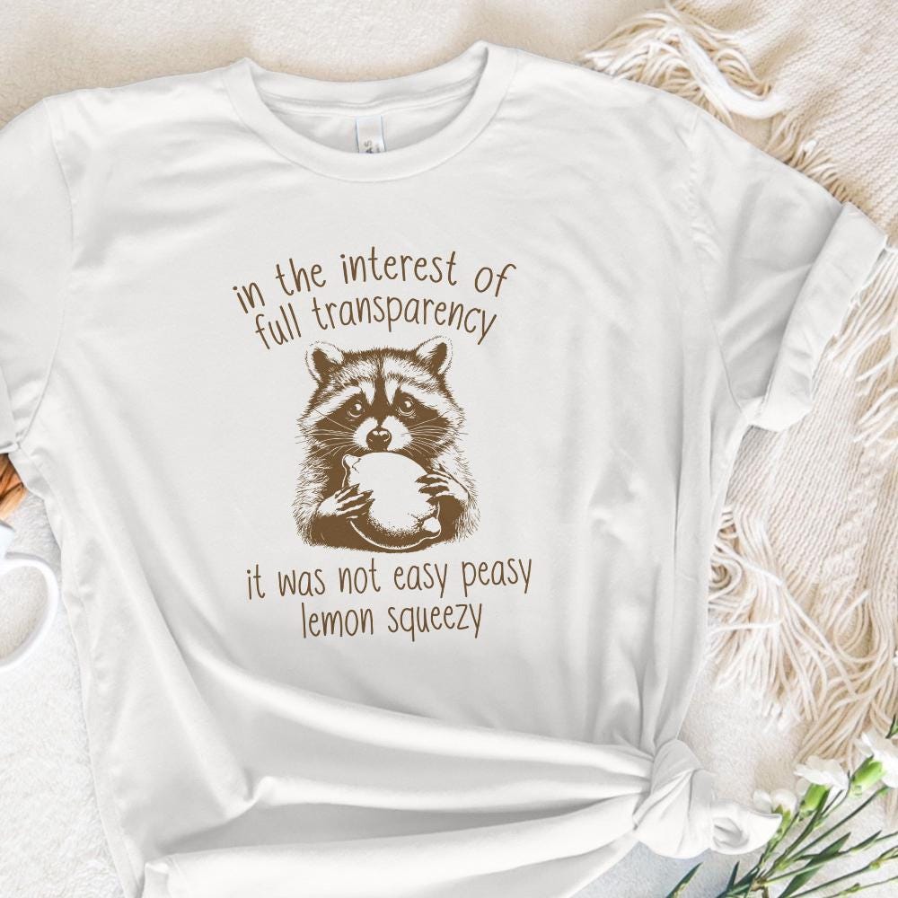 In The Interest of Full Transparency Racoon PNG, Trash Panda png - 300