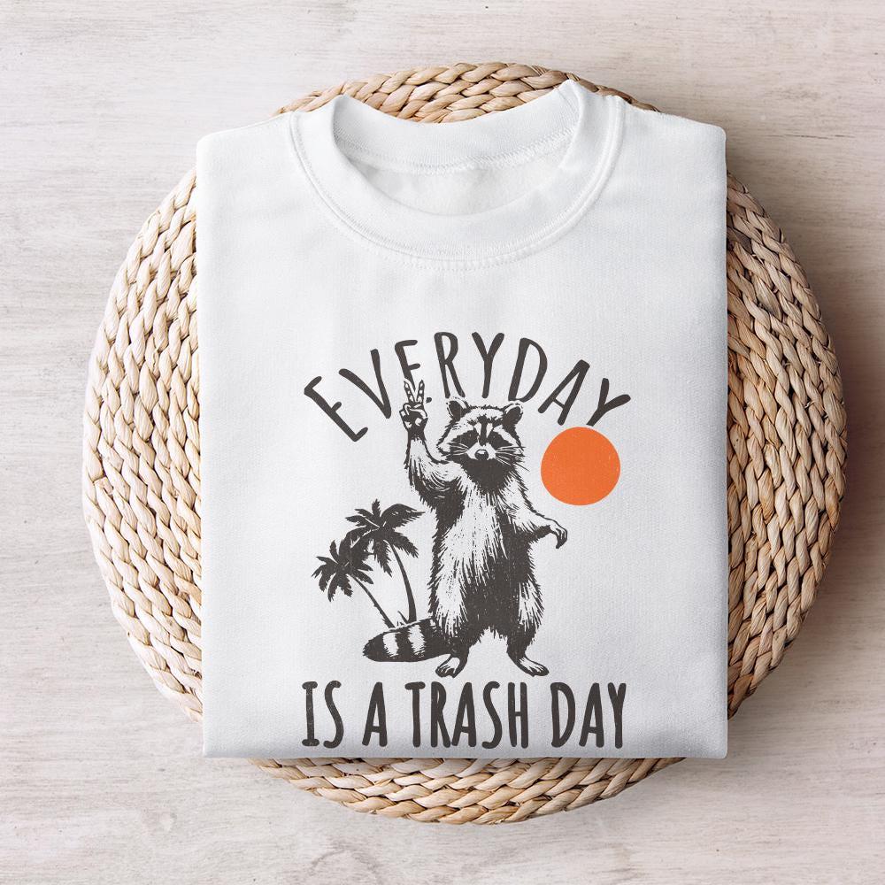 Everyday is Trash Day PNG, Funny Raccoon Png - 300 DPI Design for T-Shirt