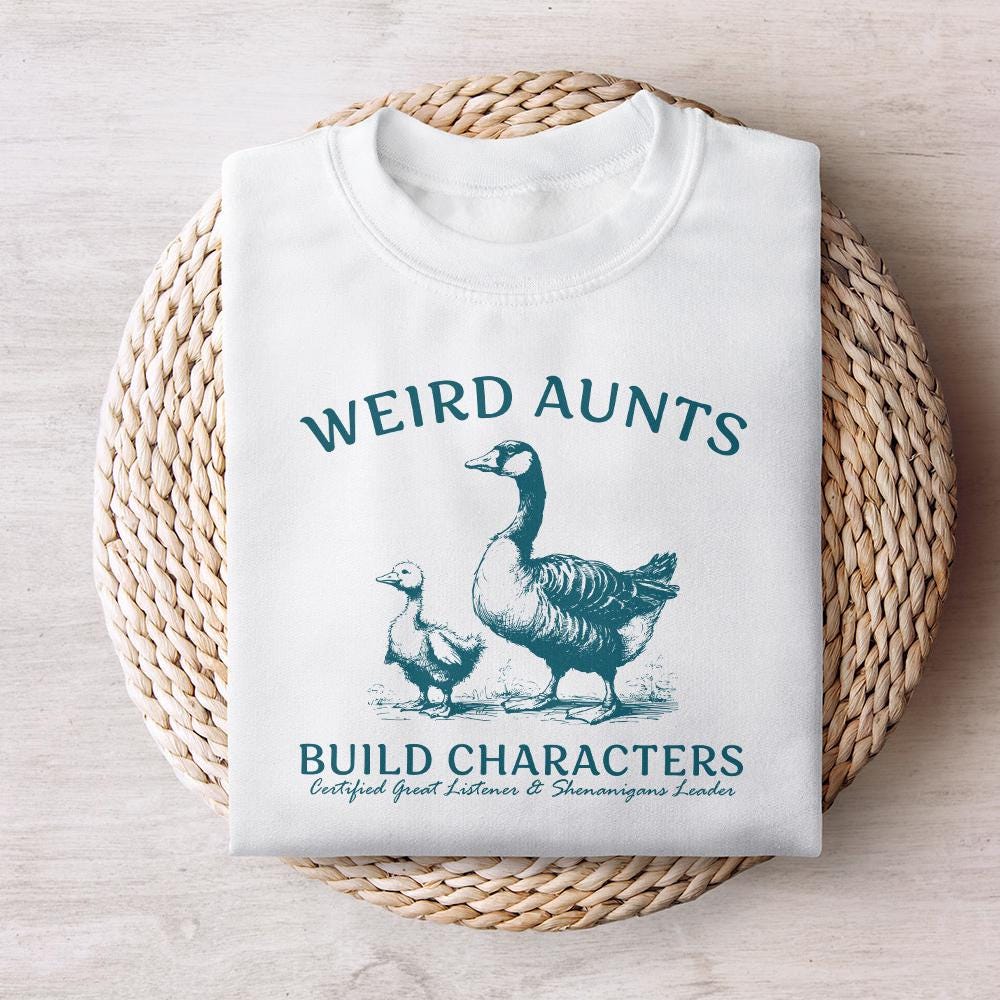 Weird Aunts Build Characters PNG, Funny Aunt Gift - 300 DPI Design for
