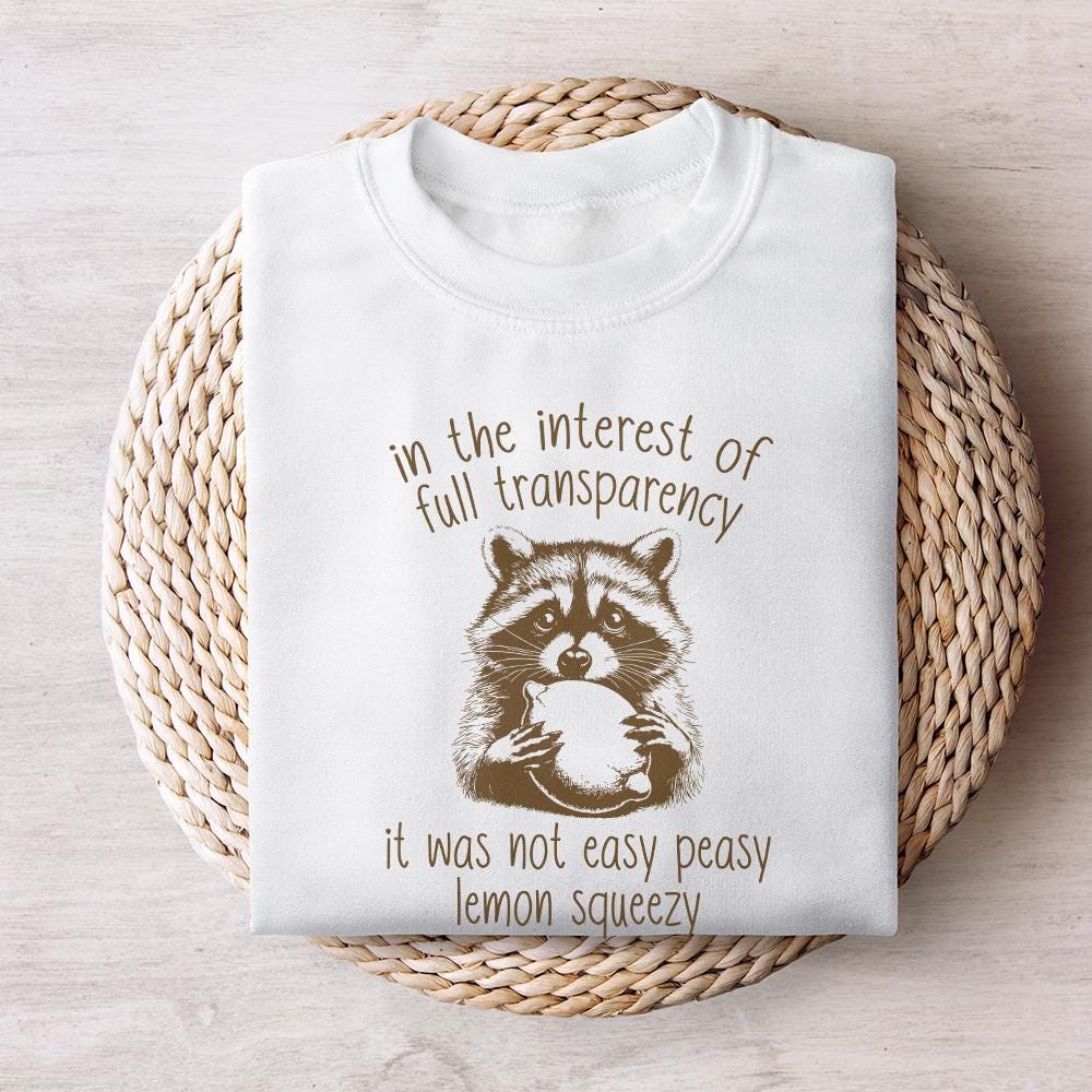 In The Interest of Full Transparency Racoon PNG, Trash Panda png - 300