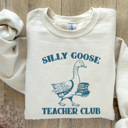 Silly Goose Teacher Club PNG Digital Download, Funny Goose Shirt - 300