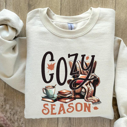 Cozy Season PNG, Fall Png - 300 DPI Design for T-Shirt