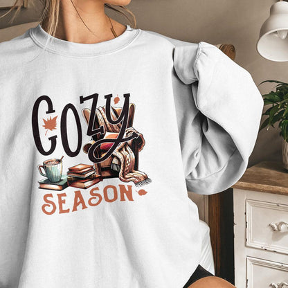 Cozy Season PNG, Fall Png - 300 DPI Design for T-Shirt