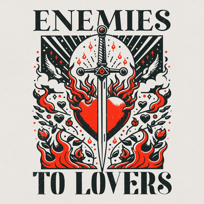 Enemies to Lovers Book Club PNG, Bookish png - 300 DPI Design for T-Shirt
