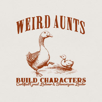 Weird Aunts Build Characters PNG, Funny Aunt Gift - 300 DPI Design for