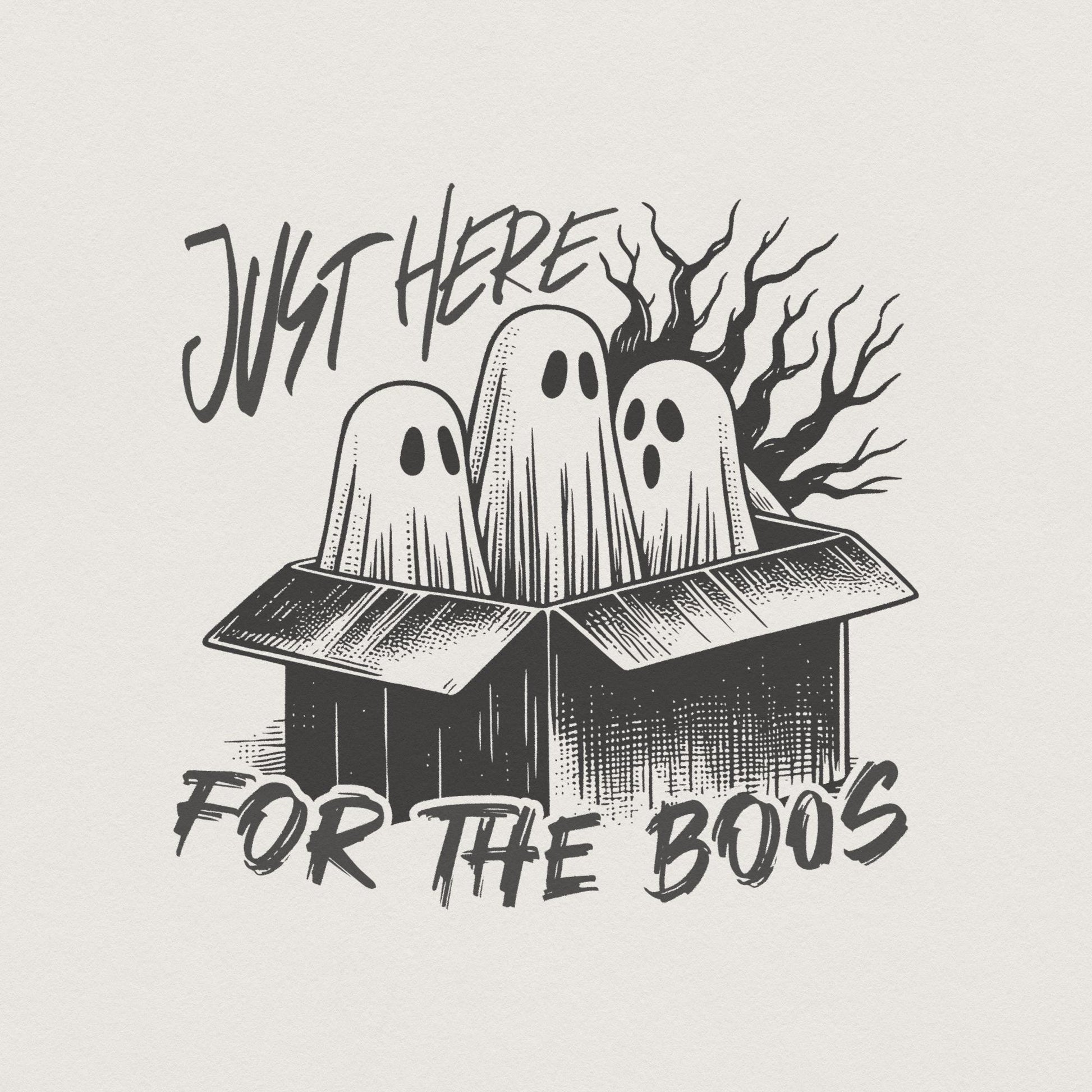 Here for the Boos PNG, Retro Vintage Png - 300 DPI Design for T-Shirt